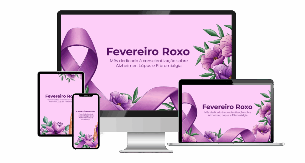 Kit de Materiais para a Comunicação Interna Fevereiro Roxo